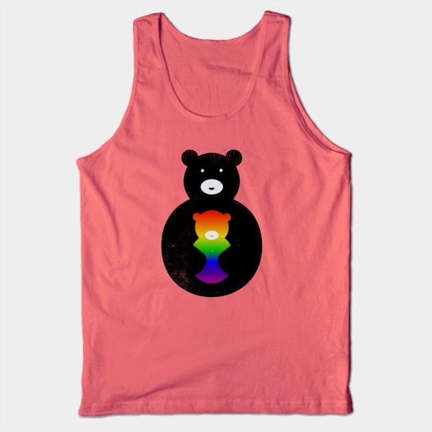 Hugs Bear Tank Top by jisterart